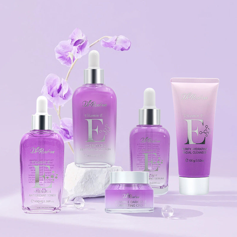 跨境护肤品套装vitamine skin care补水保湿紧致爽肤水精华液面霜