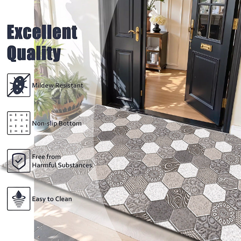 Nordic Floor Mat Entryway Floor Mat Premium Feelpvc Foot Mat Stain Resistant Non Slip