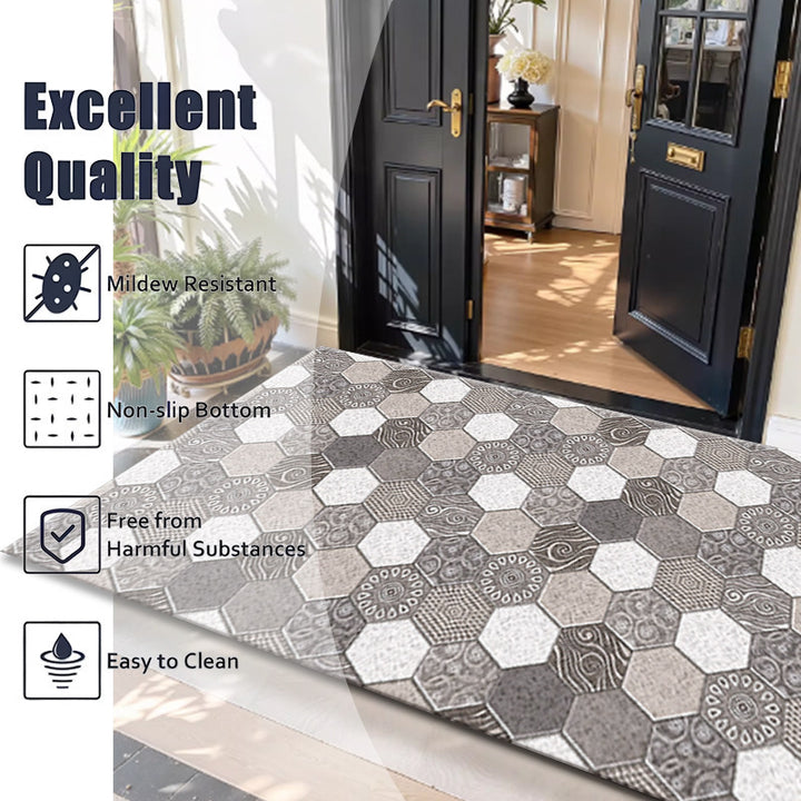Nordic Floor Mat Entryway Floor Mat Premium Feelpvc Foot Mat Stain Resistant Non Slip