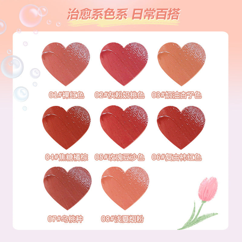 WODWOD绒雾轻感奶霜唇釉素颜不易掉色不易沾杯显白轻薄素颜奶油色