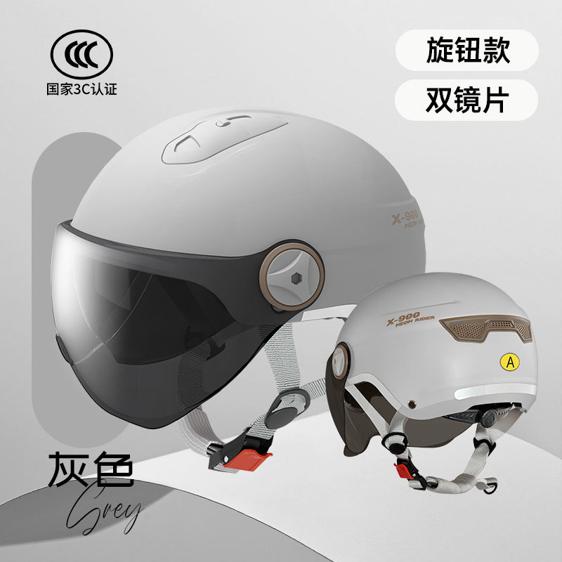 3 C Helmet Motorcycle Men's Women's