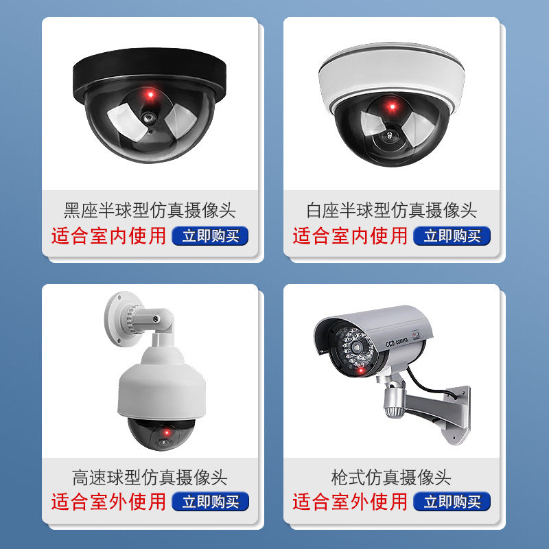 Realistic Fake Security Camera with LED – Dummy CCTV Anti-Theft Home Surveillance Model