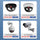 Realistic Fake Security Camera with LED – Dummy CCTV Anti-Theft Home Surveillance Model