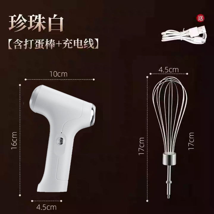家用烘焙无线手持电动打蛋器打发奶油搅拌厨房烘焙小工具蛋清打发
