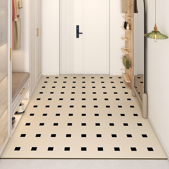 Light Luxury Premium Feel Entryway Floor Mat PVCMinimalist Large Foot Mat Non Slip Durable Door Mat
