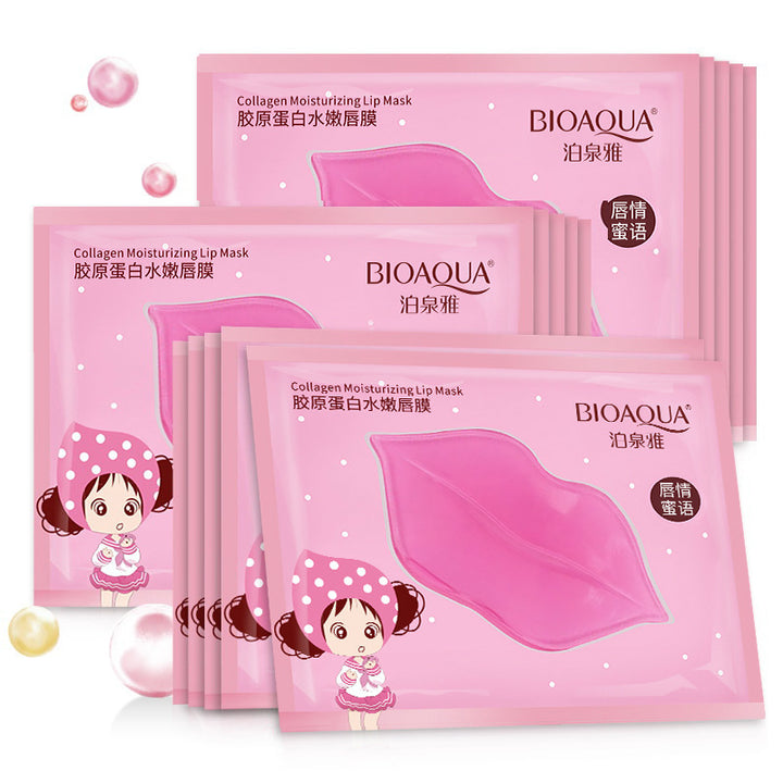 Boquanyue Collagen Lip Mask Patches – Moisturizing Hydrating Lip Care Treatment