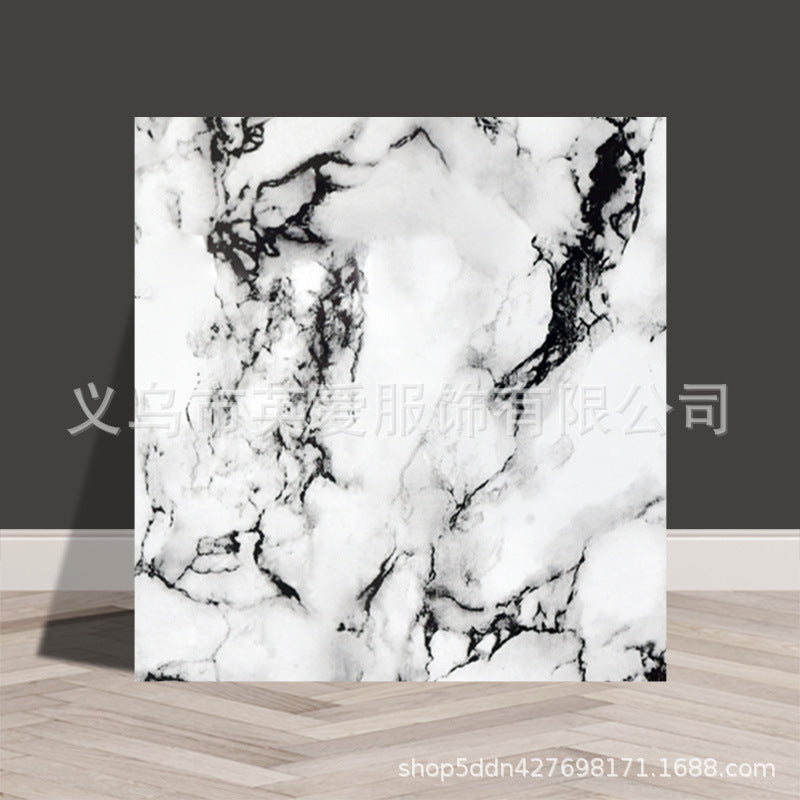 铝塑板墙纸自粘防水防潮墙面毛毡板厨房墙板仿大理石墙贴瓷砖贴纸
