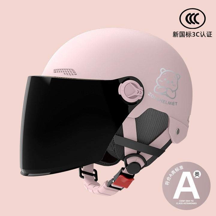 New Small Helmet Electric Vehicle Sun Protection Women Light Wholesale Winter