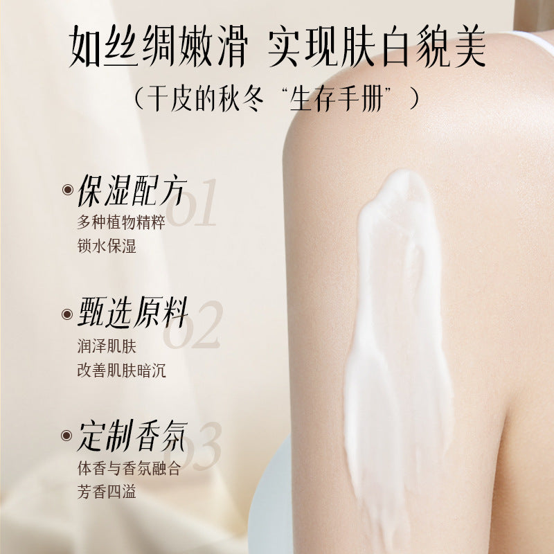 山茶花香氛烟酰胺身体乳滋润全身留香清爽不油腻干皮香水型护肤