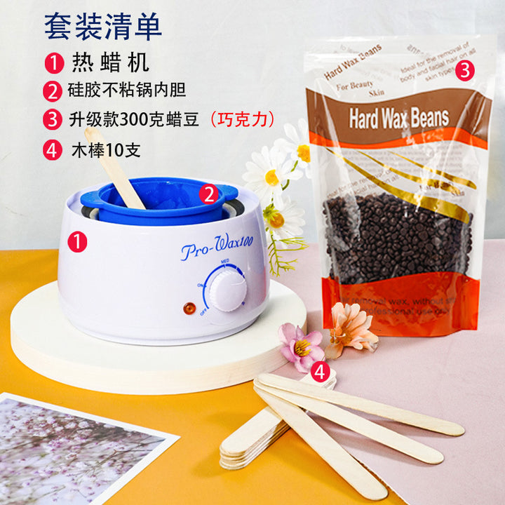 300 g Hot Wax Bean Kit – Full Body Hair Removal Set for Face & Private Area
