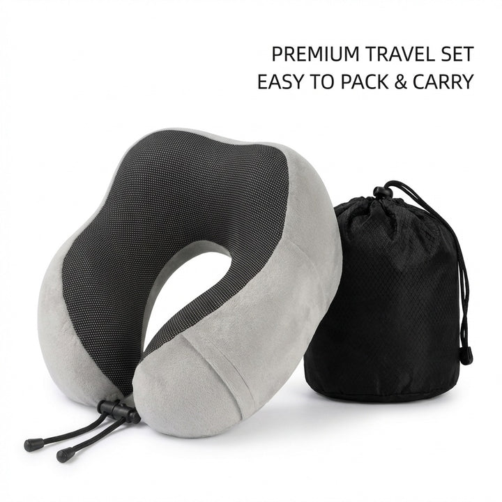 U Memory Foam Neck Pillow Travel Neck Pillow Portable U