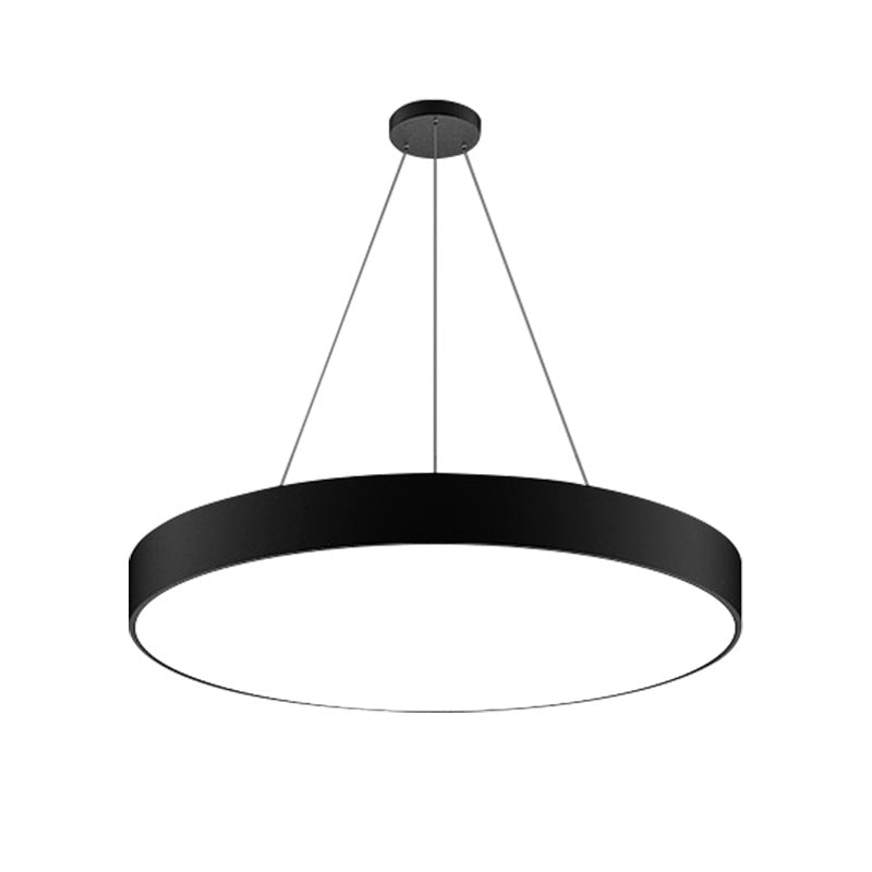 Solid Round Ceiling Pendant Light Geometric Indoor Lighting