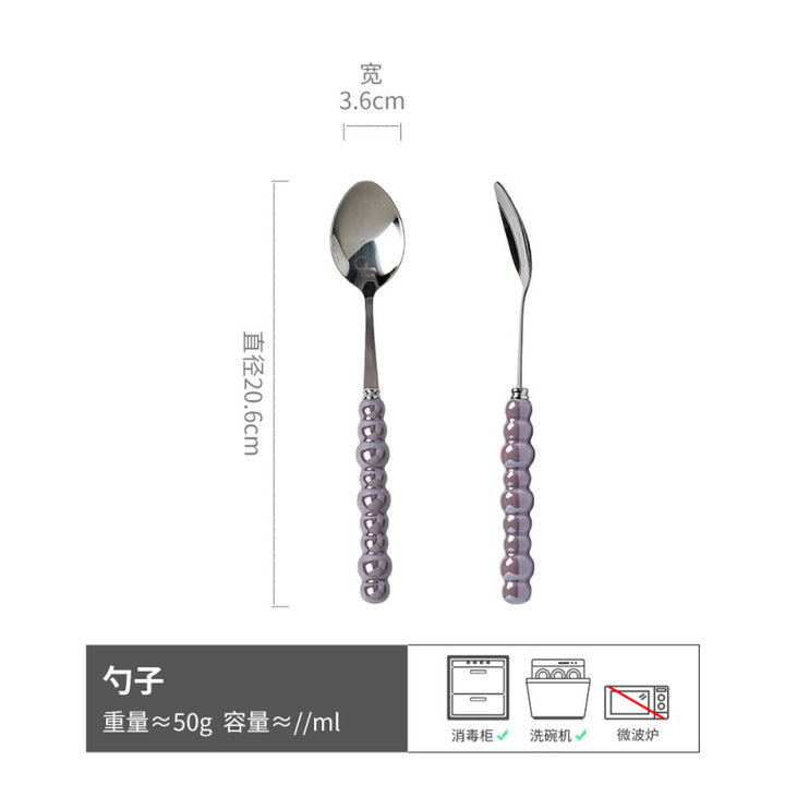 Vintage Minimalist Spoon Stainless Steel Tableware Spoon Spoon Spoon Spoon Wholesale