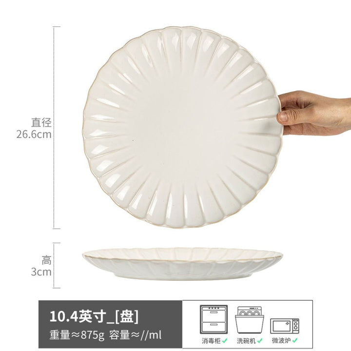 Large Embossed Plate Home Plate Plate Plate Plate Plate