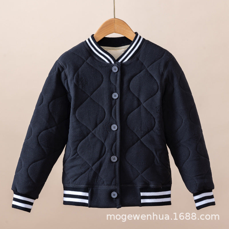 儿童保暖裤小棉袄冬季套装校服神器男女童棉服棉裤中大童冬装棉衣