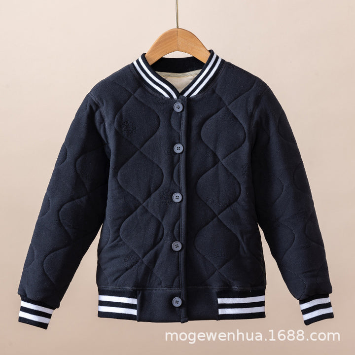 儿童保暖裤小棉袄冬季套装校服神器男女童棉服棉裤中大童冬装棉衣