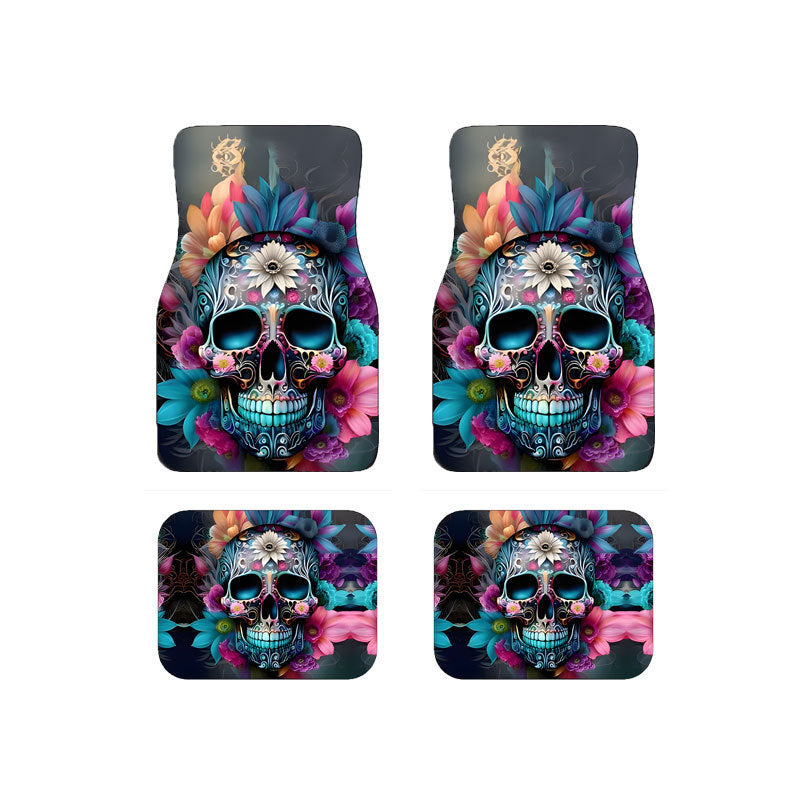 TEMUNordic Vintage Car Foot Mat Carpet Carpet 4 Piece Set Stain Resistant Floor Mat Wholesale Drop Shipping
