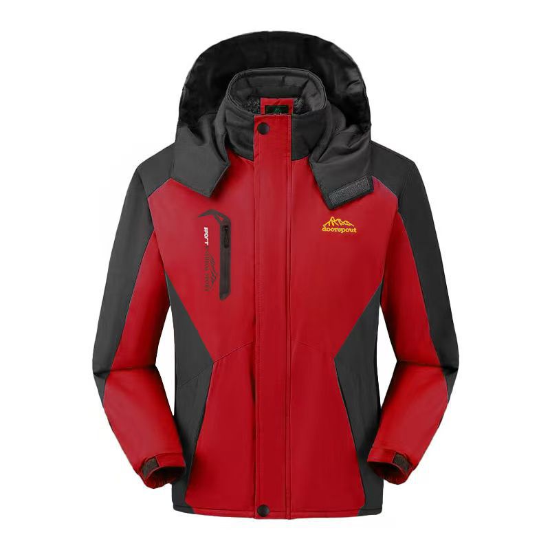 Winter Cotton Men's Jacket Thick Hat