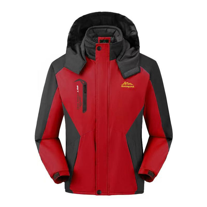 Winter Cotton Men's Jacket Thick Hat