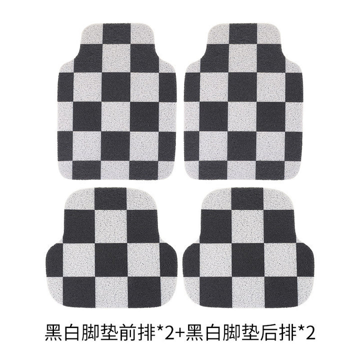 Fashion Car Foot Mat Car Special Plate Minimalistpvc Non Slip