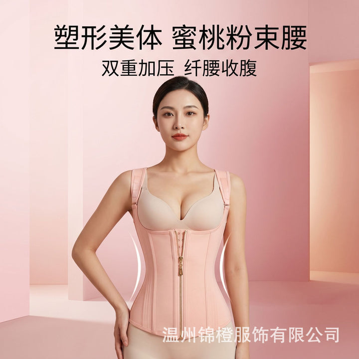 跨境热销升级版束腰带吊带束腰全身塑形连体衣收腹提臀美背塑形美