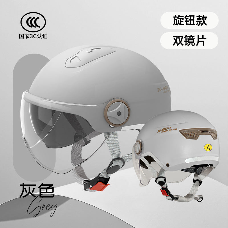 3 C Helmet Motorcycle Men's Women's