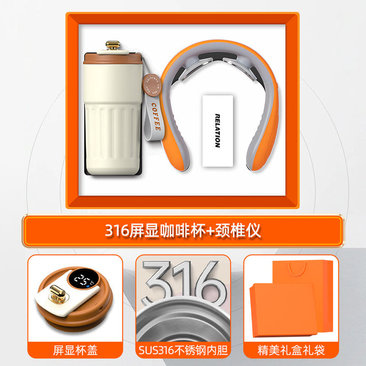 商务礼品套装咖啡杯颈椎仪礼盒活动创意礼品定制LOGO伴手礼送客户