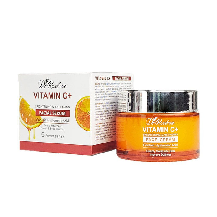 跨境维生素c面霜补水保湿素颜霜护肤品亚马逊爆款vitamin c cream