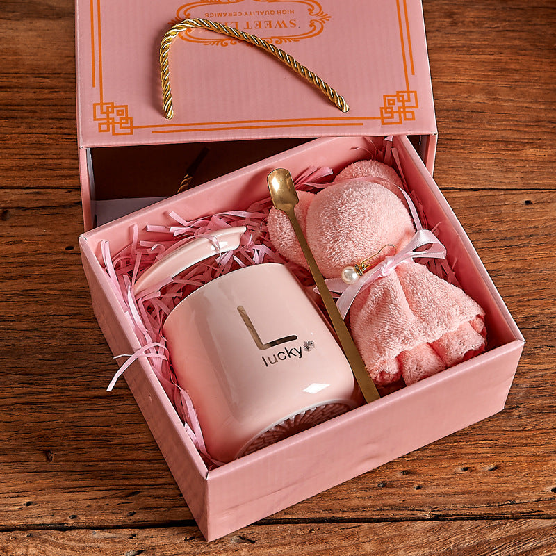 Cute Custom Souvenir Gift Set Ceramic With Gift Mug Gift Box