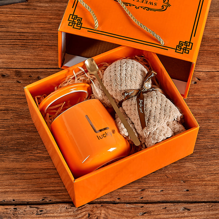 Cute Custom Souvenir Gift Set Ceramic With Gift Mug Gift Box