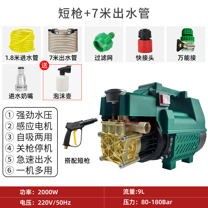 High-pressure convenient household car washer