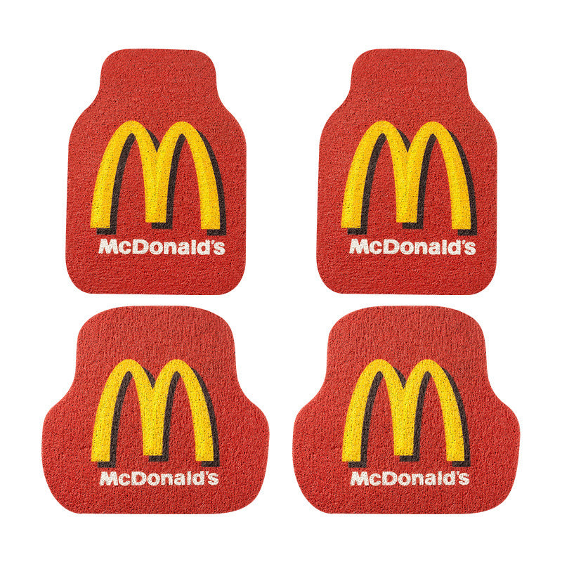 Cute Car Foot Mat Stain Resistant Car