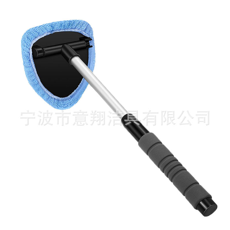 汽车挡风玻璃擦清洁刷除雾车窗刷超细纤维洗车玻璃窗刮伸缩杆跨境