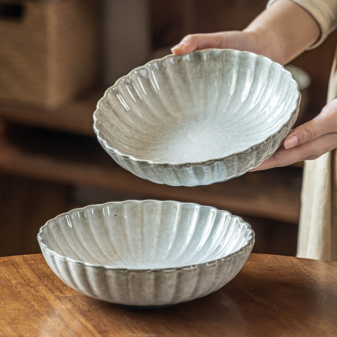 Vintage Bowl Home Premium Feel Large Bowl Ceramic Tableware Bowl Bowl Bowl Wholesale