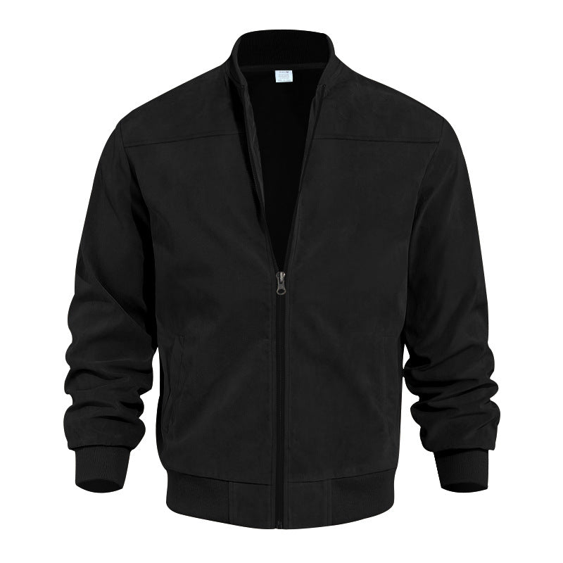 Men Casual Vintage Long Sleeve Cardigan Jacket Men