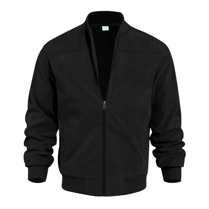Men Casual Vintage Long Sleeve Cardigan Jacket Men