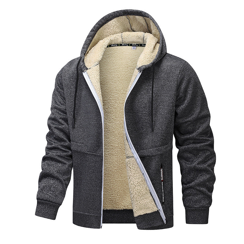 Fall/Winter Thickened Cardigan Hoodie Jacket