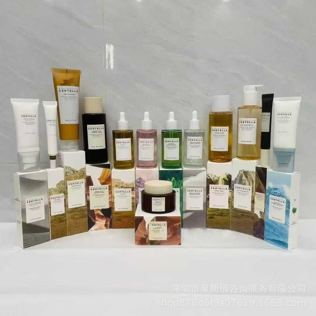 跨境韩国SKIN1004系列积雪草爽肤水安瓶精华液洗面奶面霜理肤天使