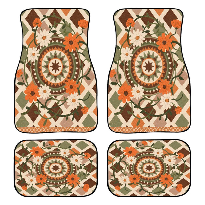 Vintage Car Foot Mat Carpet 4 Piece Set Stain Resistant Floor Mat TEMUFoot Mat Wholesale
