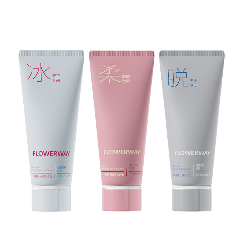 FLOWERWAY Hair Removal Cream Gentle Hair Removal Unisex Student Hair Removal Cream