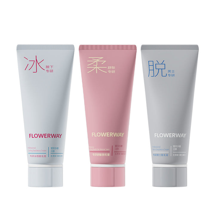 FLOWERWAY Hair Removal Cream Gentle Hair Removal Unisex Student Hair Removal Cream