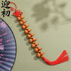 中国结天然桃木小葫芦挂件客厅卧室门福禄家居装饰葫芦串汽车挂件