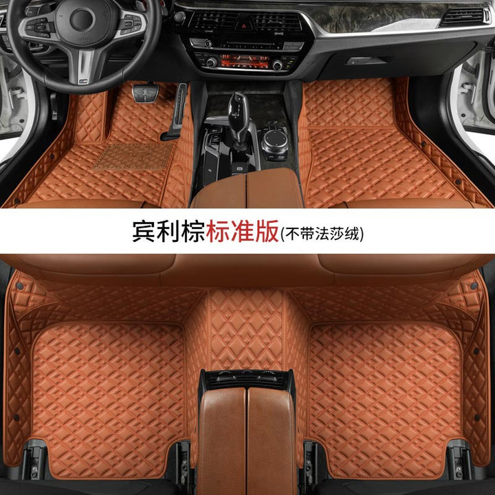 Custom Leather Car Foot Mat Special Eco Friendly XPEFoot Mat Carpet