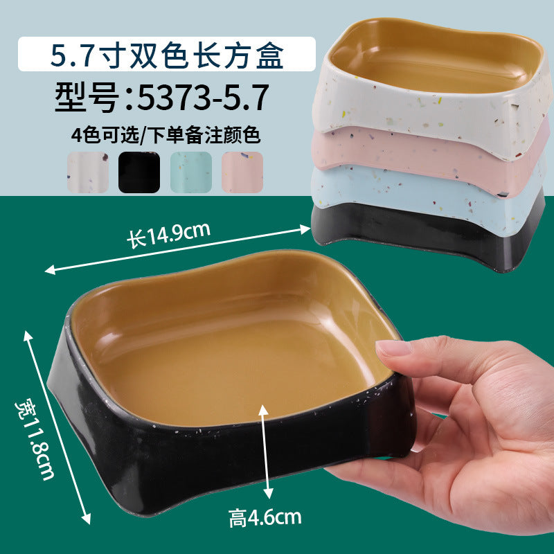 网红海鲜火锅店专用自选菜盘海底捞大排档同款RF芯片密胺餐具商用