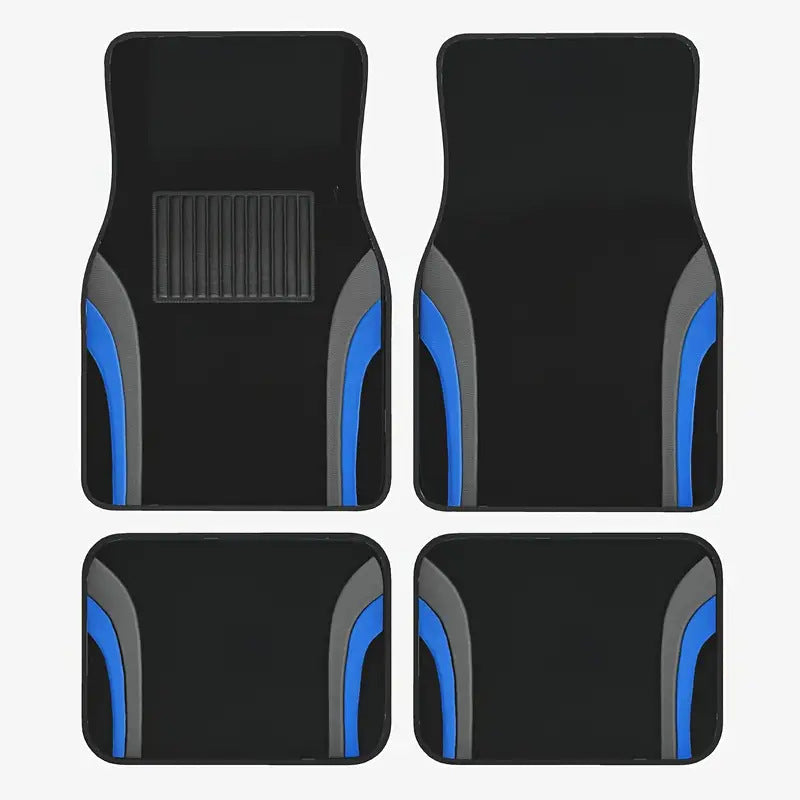 TEMUVintage Nordic Car Foot Mat Carpet 4 Piece Set Stain Resistant Floor Mat TEMUFoot Mat Wholesale