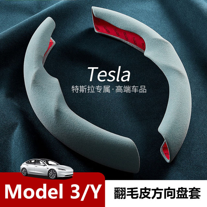 Compatible Model 3 YSteering Wheel Cover Thin Moisture Wicking Special Steering Wheel