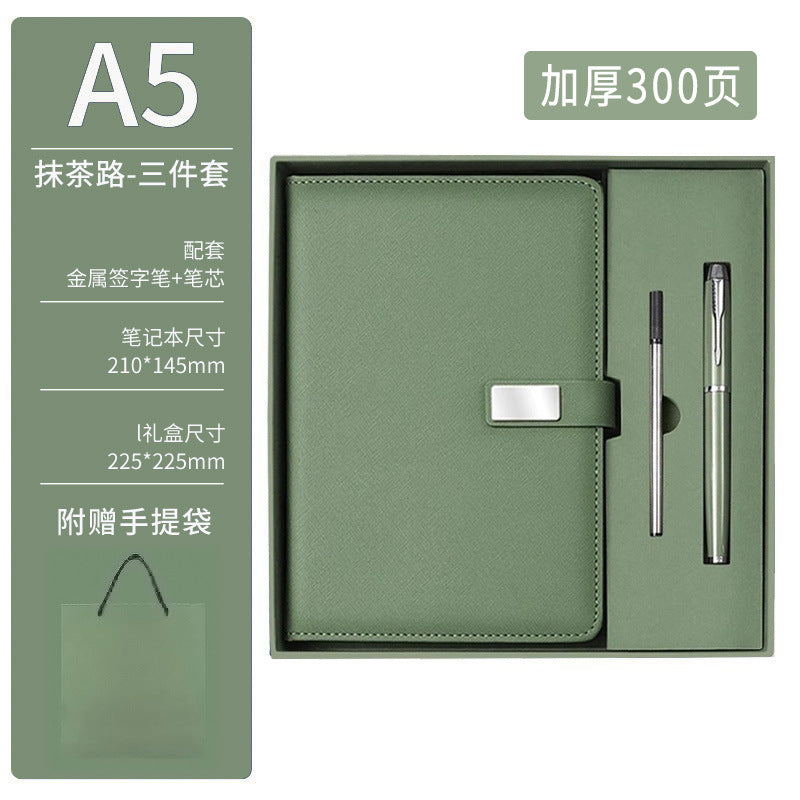 A5笔记本礼盒套装记事本套装商务办公记录本全套logo广告特价优惠