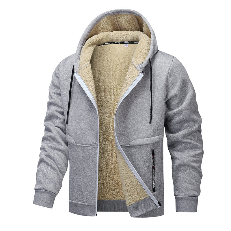Fall/Winter Thickened Cardigan Hoodie Jacket