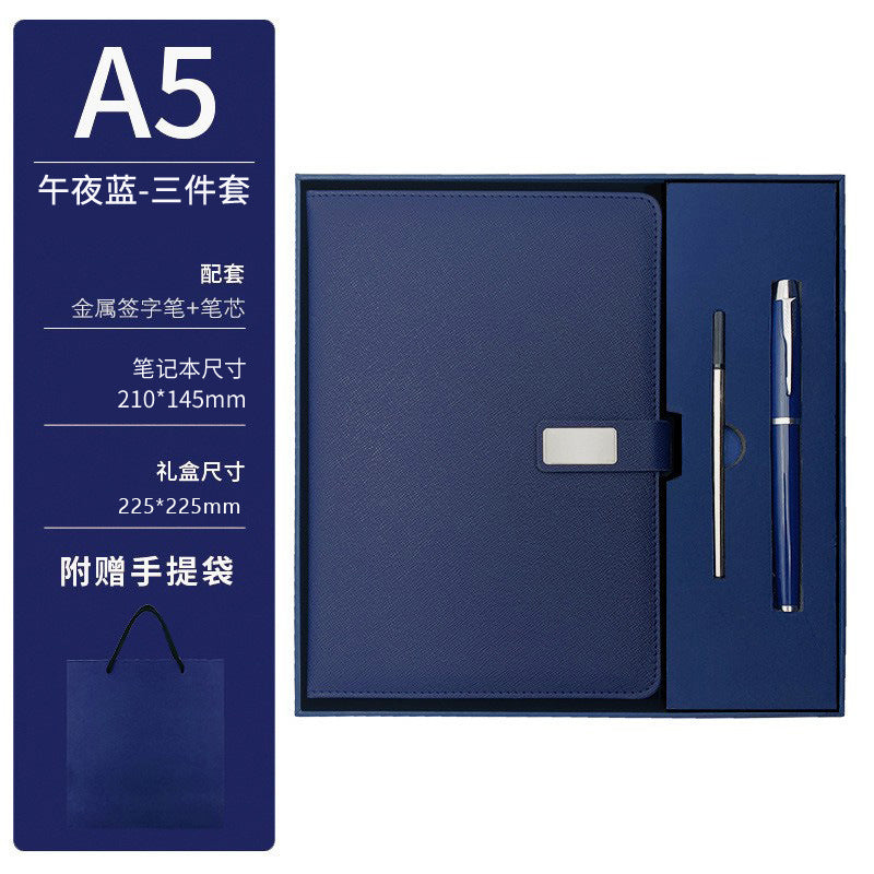 A5笔记本礼盒套装记事本套装商务办公记录本全套logo广告特价优惠