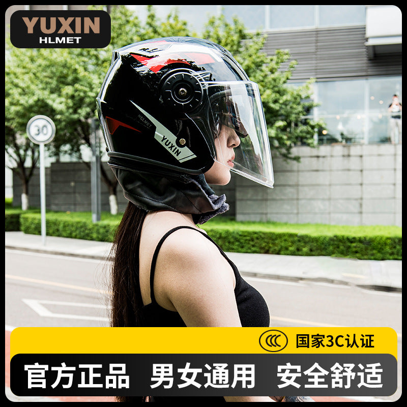 3 C Motorcycle Helmet Women's Men's Helmet